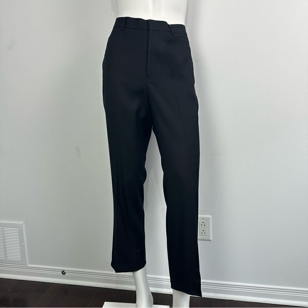 Christian Dior Black Wool Dress Pants